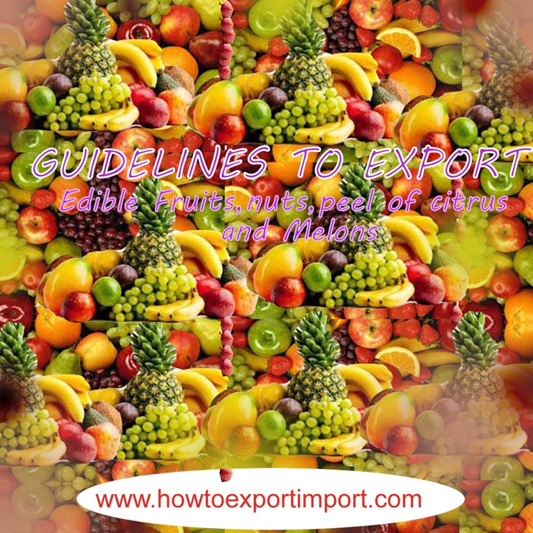 Indian Tariff Code ITC Chapter 08 ED. FRUITS & NUTS, PEEL OF CITRUS MELONS
